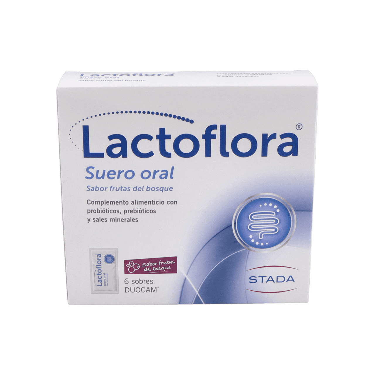 Lactoflora Suero Oral Frutas del Bosque 6 sobres