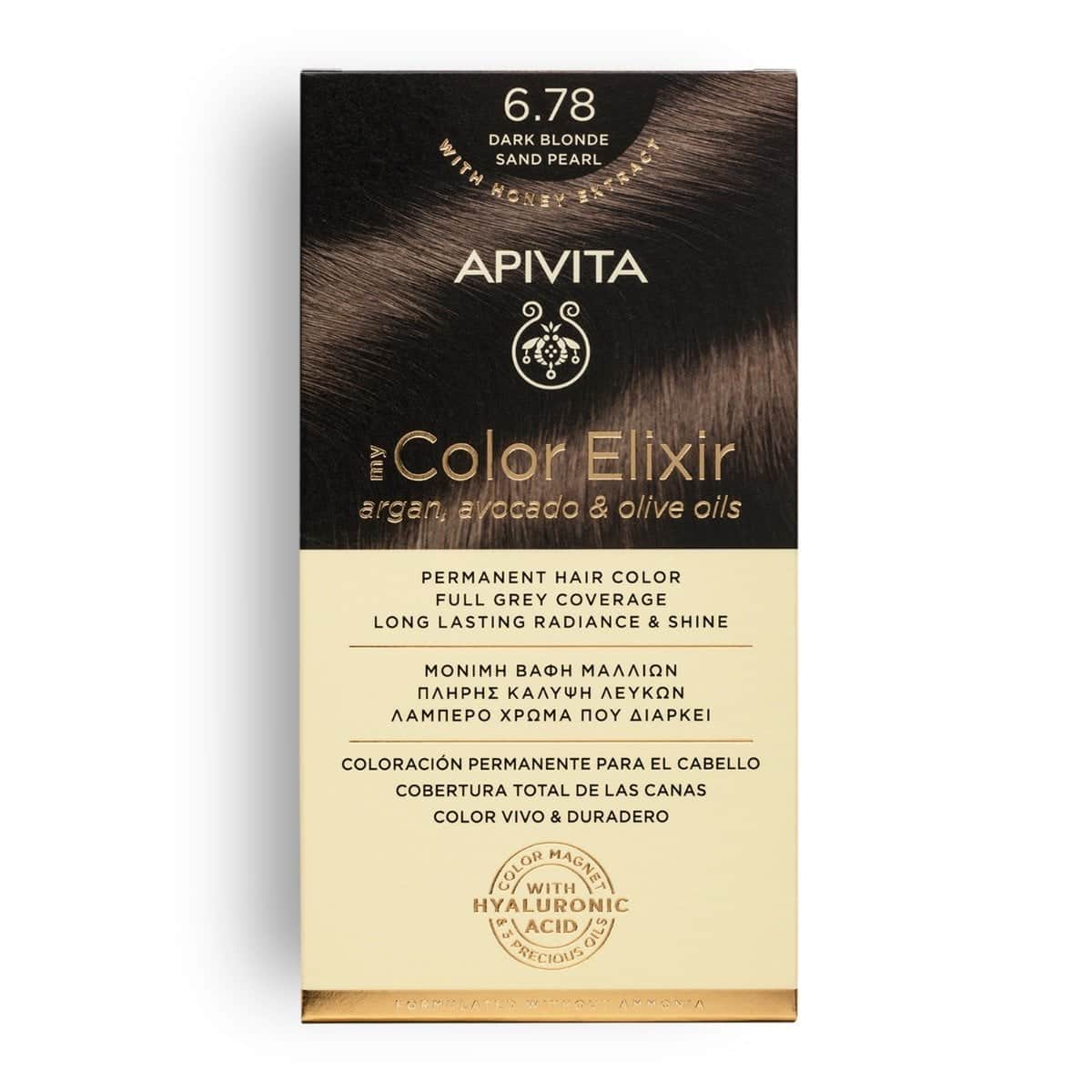 Apivita My Color Elixir 6.78 Rubio Oscuro Arena Perlado