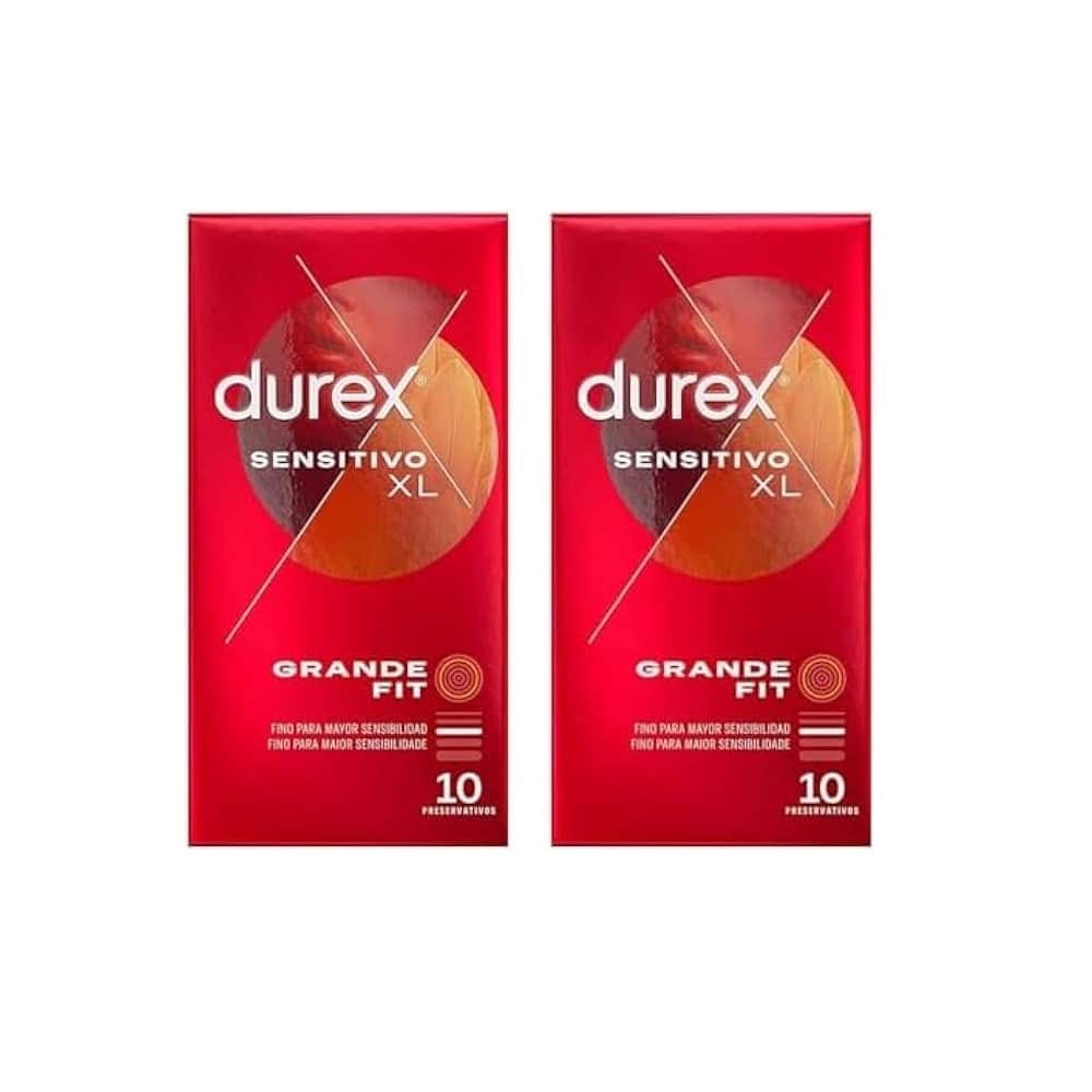Durex Sensitivo XL Preservativos Pack Duplo 2x10 unidades